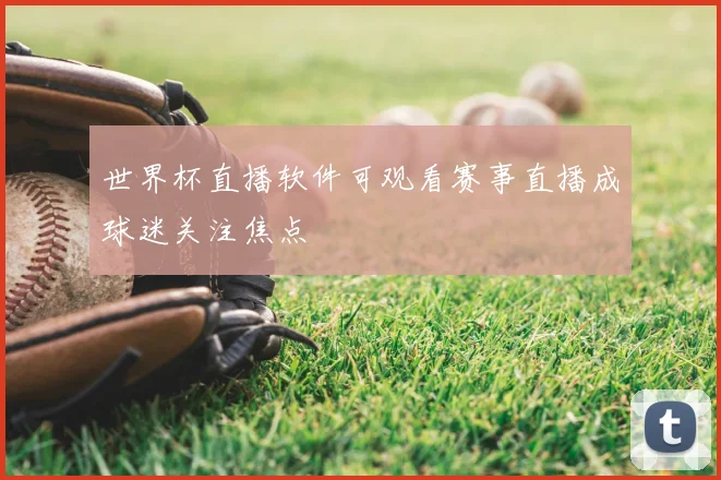世界杯直播软件可观看赛事直播成球迷关注焦点